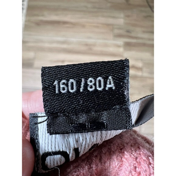 Women's Ribbon Tie Back Sweater Knit Small Top Pink Peach - Picture 14 of 14